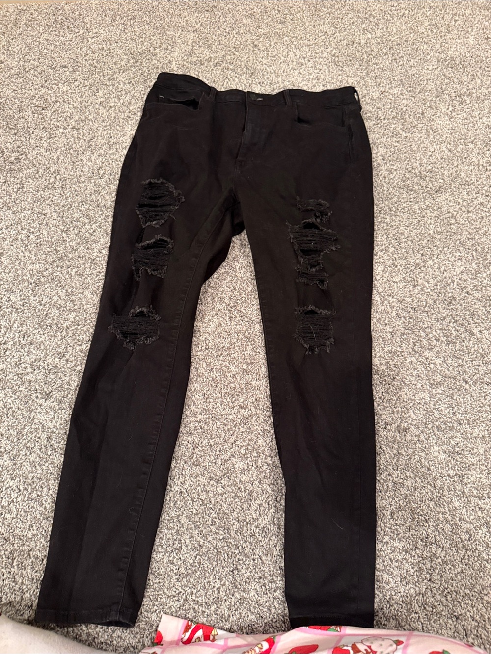 a.n.a Black Ripped Skinny Jeans for Women